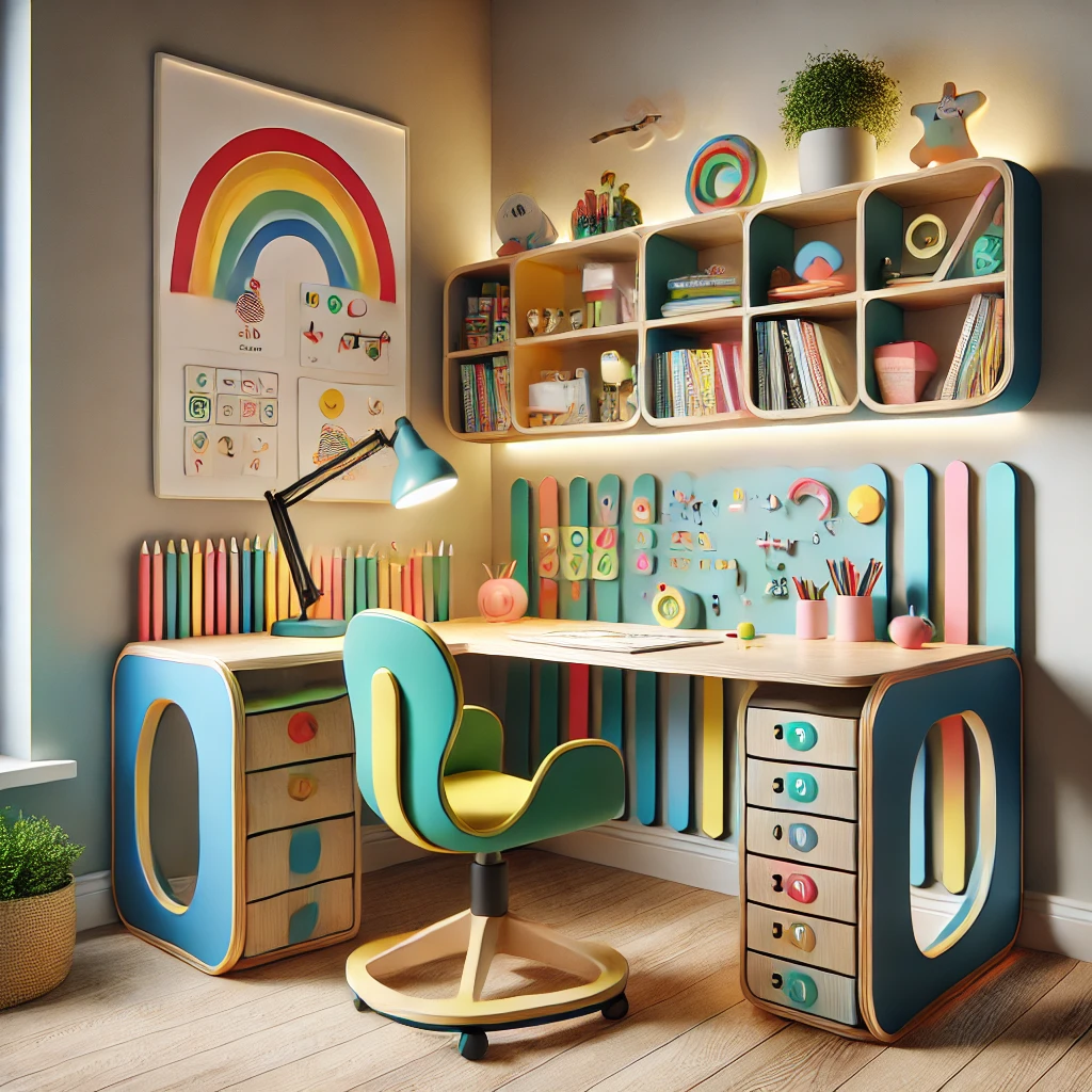 تصميم مكاتب الدراسة للأطفال